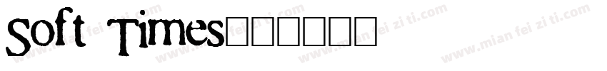 Soft Times字体转换